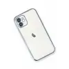 Newface Apple iPhone 11 Kılıf Razer Lensli Silikon - Açık Mavi