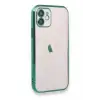 Newface Apple iPhone 11 Kılıf Razer Lensli Silikon - Yeşil