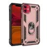 Newface Apple iPhone 11 Kılıf Sofya Yüzüklü Silikon Kapak - Rose