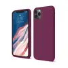 Newface Apple iPhone 11 Pro Kılıf First Silikon - Mürdüm