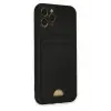 Newface Apple iPhone 11 Pro Kılıf Kelvin Kartvizitli Silikon - Siyah