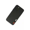 Newface Apple iPhone 11 Pro Kılıf Loop Deri Silikon - Siyah