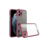Newface Apple iPhone 11 Pro Kılıf Miami Şeffaf Silikon - Fuşya