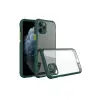 Newface Apple iPhone 11 Pro Kılıf Miami Şeffaf Silikon - Koyu Yeşil
