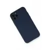 Newface Apple iPhone 11 Pro Kılıf Nano içi Kadife Silikon - Lacivert