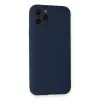 Newface Apple iPhone 11 Pro Kılıf Nano içi Kadife Silikon - Lacivert