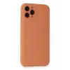 Newface Apple iPhone 11 Pro Kılıf Nano içi Kadife Silikon - Mat Turuncu