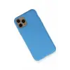 Newface Apple iPhone 11 Pro Kılıf Nano içi Kadife Silikon - Mavi