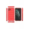 Newface Apple iPhone 11 Pro Kılıf Optimum Silikon - Kırmızı