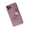 Newface Apple iPhone 11 Pro Max Kılıf Esila Silikon - Mor
