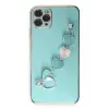Newface Apple iPhone 11 Pro Max Kılıf Esila Silikon - Su Yeşili