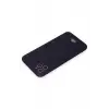 Newface Apple iPhone 11 Pro Max Kılıf Kelvin Kartvizitli Silikon - Derin Mor