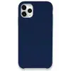 Newface Apple iPhone 11 Pro Max Kılıf Lansman Legant Silikon - Lacivert