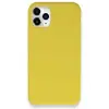 Newface Apple iPhone 11 Pro Max Kılıf Lansman Legant Silikon - Sarı