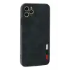 Newface Apple iPhone 11 Pro Max Kılıf Loop Deri Silikon - Lacivert