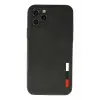 Newface Apple iPhone 11 Pro Max Kılıf Loop Deri Silikon - Siyah