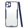 Newface Apple iPhone 11 Pro Max Kılıf Platin Silikon - Lacivert