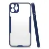 Newface Apple iPhone 11 Pro Max Kılıf Platin Silikon - Lacivert
