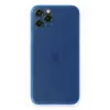 Newface Apple iPhone 11 Pro Max Kılıf PP Ultra İnce Kapak - Mavi