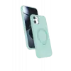 Newface Apple iPhone 11 Regal Magsafe Standlı Kapak - Su Yeşili