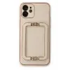 Newface Apple iPhone 12 Kılıf Coco Elit Kapak - Gold