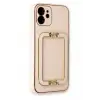 Newface Apple iPhone 12 Kılıf Coco Elit Kapak - Gold