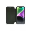 Newface Apple iPhone 12 Kılıf Dolpin Kapaklı - Koyu Yeşil
