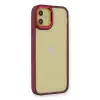 Newface Apple iPhone 12 Kılıf Dora Kapak - Kırmızı