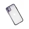 Newface Apple iPhone 12 Kılıf Element Silikon - Mor