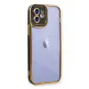 Newface Apple iPhone 12 Kılıf Liva Lens Silikon - Siyah