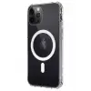 Newface Apple iPhone 12 Kılıf Magneticsafe Şeffaf Silikon - Şeffaf