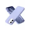 Newface Apple iPhone 12 Kılıf Nano içi Kadife Silikon - Lila
