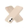Newface Apple iPhone 12 Kılıf Nano içi Kadife Silikon - Pudra