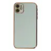 Newface Apple iPhone 12 Kılıf Volet Silikon - Açık Yeşil