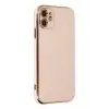 Newface Apple iPhone 12 Kılıf Volet Silikon - Pembe