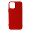 Newface Apple iPhone 12 Mini Kılıf First Silikon - Koyu Kırmızı