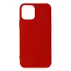 Newface Apple iPhone 12 Mini Kılıf First Silikon - Koyu Kırmızı