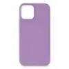 Newface Apple iPhone 12 Mini Kılıf First Silikon - Lila