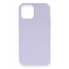 Newface Apple iPhone 12 Mini Kılıf Nano içi Kadife Silikon - Lila