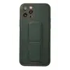 Newface Apple iPhone 12 Pro Kılıf Coco Deri Standlı Kapak - Yeşil