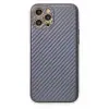 Newface Apple iPhone 12 Pro Kılıf Coco Karbon Silikon - Gri