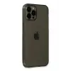 Newface Apple iPhone 12 Pro Kılıf Fly Lens Silikon - Siyah