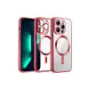 Newface Apple iPhone 12 Pro Kılıf Kross Magneticsafe Kapak - Kırmızı