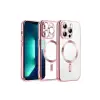 Newface Apple iPhone 12 Pro Kılıf Kross Magneticsafe Kapak - Rose