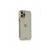 Newface Apple iPhone 12 Pro Kılıf Liva Taşlı Silikon - Beyaz
