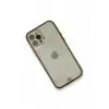 Newface Apple iPhone 12 Pro Kılıf Liva Taşlı Silikon - Siyah