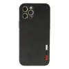 Newface Apple iPhone 12 Pro Kılıf Loop Deri Silikon - Siyah