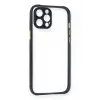 Newface Apple iPhone 12 Pro Kılıf Miami Şeffaf Silikon - Lacivert