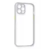 Newface Apple iPhone 12 Pro Kılıf Miami Şeffaf Silikon - Lila