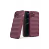 Newface Apple iPhone 12 Pro Kılıf Optimum Silikon - Bordo